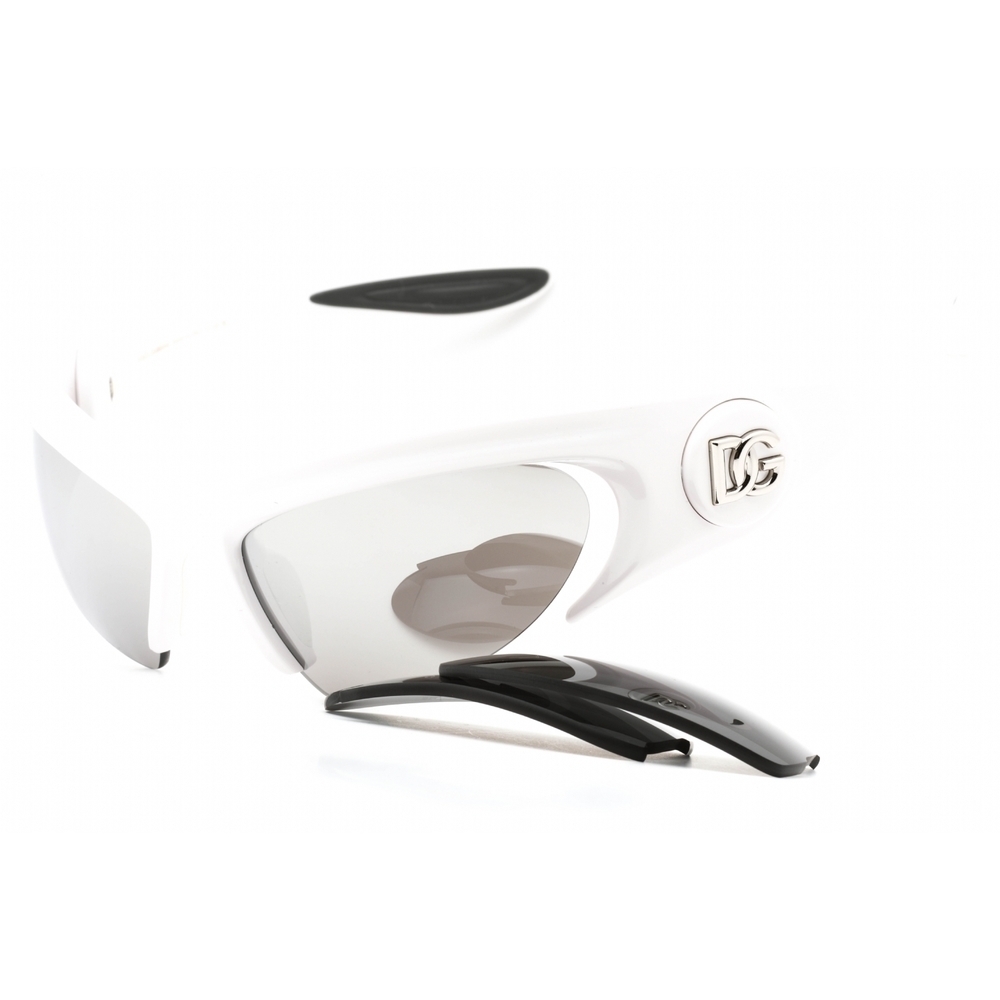 NWT DOLCE & GABBANA 0DG6192 33126G White Sunglasses